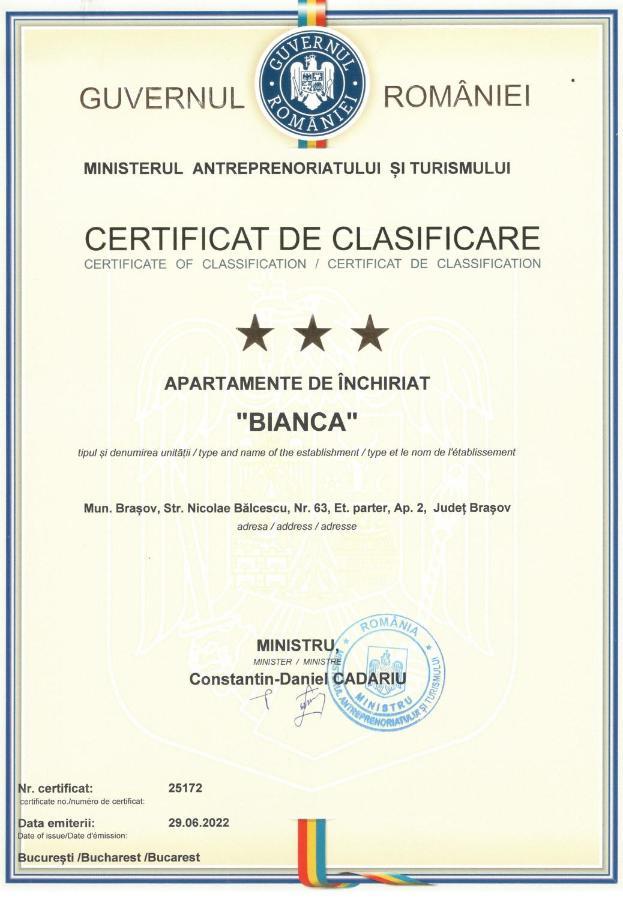 Apartment Bianca Brašov Exteriér fotografie